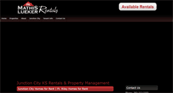 Desktop Screenshot of jcksrentals.com